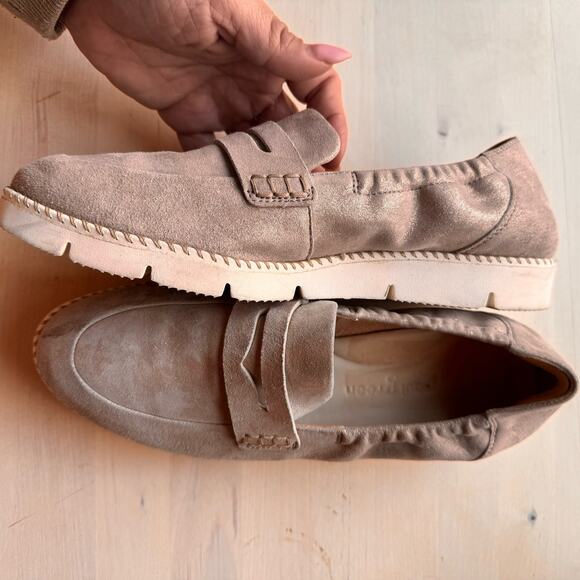 Paul Green Sally Penny Loafer in Cachemire Suede Metallic Size US 8 / AT5.5 - Picture 13 of 14